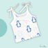 Alice Penguin - Muslin 100% Organic Knot Jabla